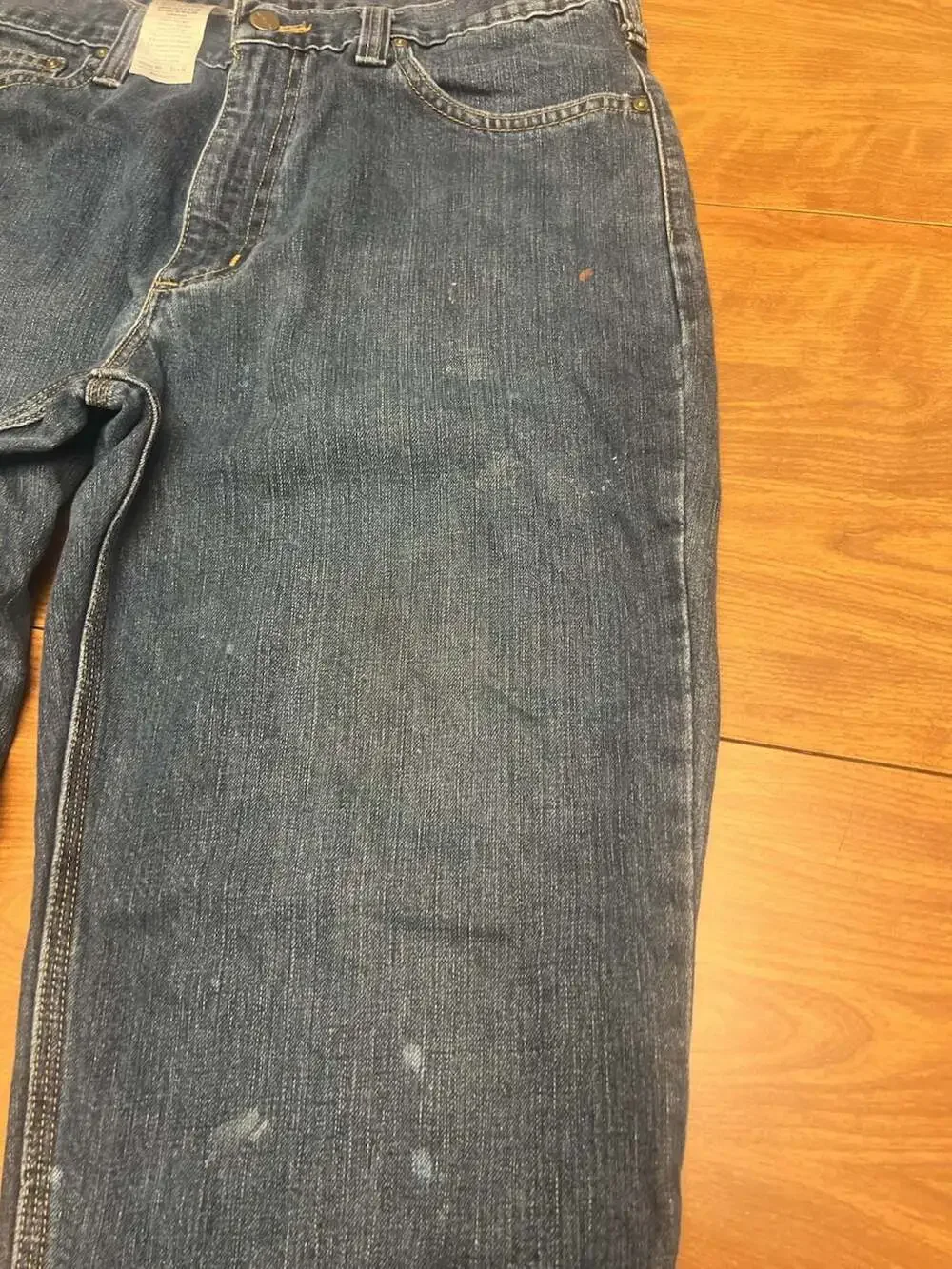 Carhartt Relaxed Fit Denim Jeans Size 36x32 Blue Workwear